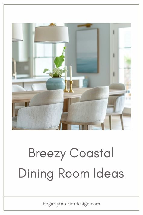 Explore breezy coastal dining room ideas featuring elegant decor for a relaxing atmosphere. This pin visually captures elements that evoke a beach-inspired dining experience. Coastal Dining Room Ideas, Airy Curtains, Coastal Home Office, Coastal Dining Table, Breezy Aesthetic, Dining Room Colour Schemes, Coastal Dining Room, Coastal Dining, Bedroom Colour Palette