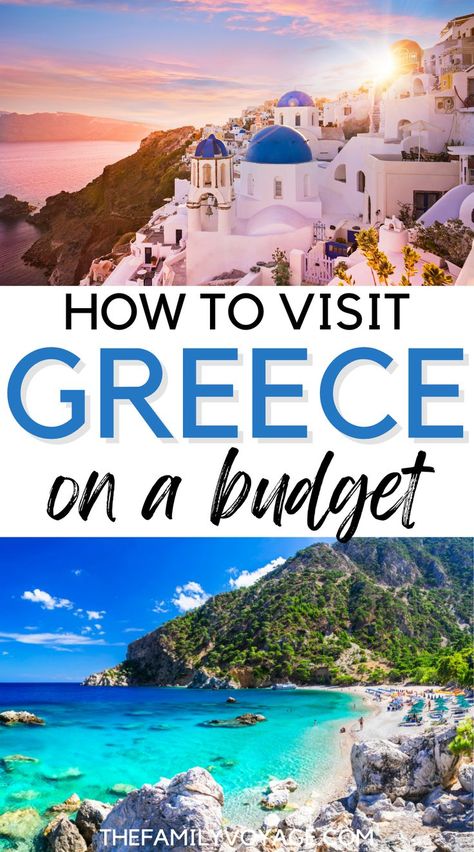 Greece On A Budget, Traveling To Greece, Greece Bucket List, Travel To Greece, Greek Islands Vacation, Frugal Travel, Greece Itinerary, Greek Vacation, Visit Greece