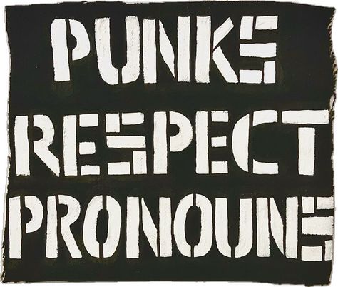 Respect Pronouns, Rock N Roll Art, Handmade Patch, Punk Outfits, Dream Team, Collage, Pins, Quick Saves, Art