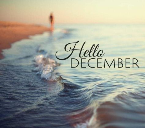 Winter Beach Wallpaper, Winter Beach Quotes, Snow On The Beach Quotes, Merry Christmas Beach, Hello October Beach Images, Welcome December Quotes, Hello December Images, December Images, Vacation Nails Beach