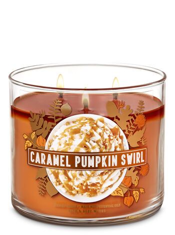 Caramel Pumpkin, Candle Obsession, Bath Body Works Candles, Pumpkin Treat, Pumpkin Caramel, Candle Store, Bath Candles, Fall Scents, 3 Wick Candles