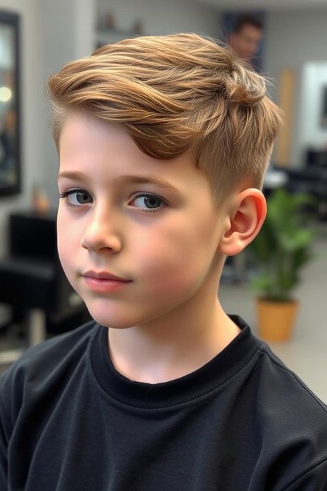 The Classic Side Part, trendy haircut for young boys, Youthful Hairstyle for Tween Boys Haircut For Boys Kids Trendy, Haircuts For Kids Boys, Trending Boys Haircuts, Kid Boy Haircuts, Braid Front Of Hair, Kids Short Haircuts, Kids Hairstyles Boys, Thanksgiving Hairstyles, Boy Haircuts Long