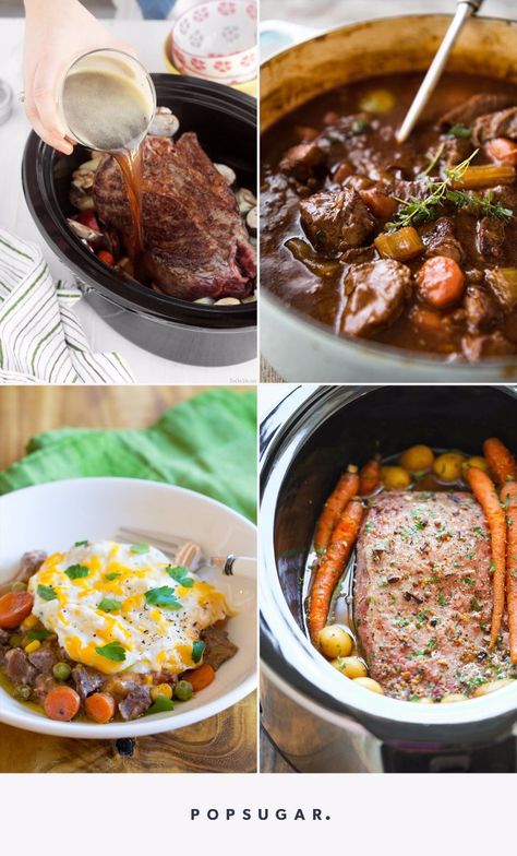 10 Irish Dishes You Can Make in a Slow Cooker For St. Patrick's Day Crockpot St Patricks Day Food, St Patrick’s Day Crock Pot Recipes, Irish Crockpot Recipes, Beef Brisket Crock Pot, Irish Meal, Brisket Crock Pot, Irish Dinner, Slow Cooker Times, Irish Dishes