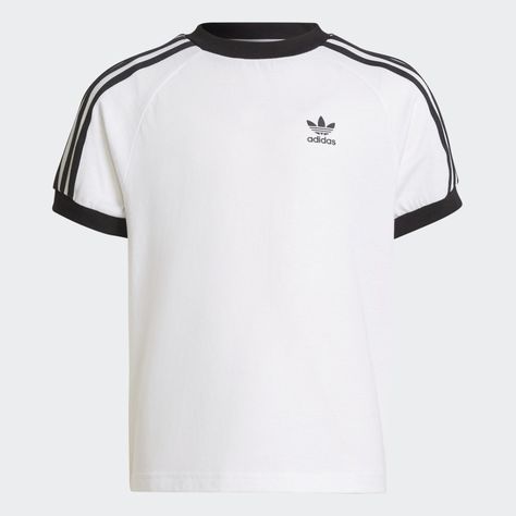 Adidas T Shirt, Adidas Shirt Mens, Camisa Adidas, Adidas Tshirt, Adidas Shirt, White Adidas, Sporty Look, Adidas Online, Striped Tee