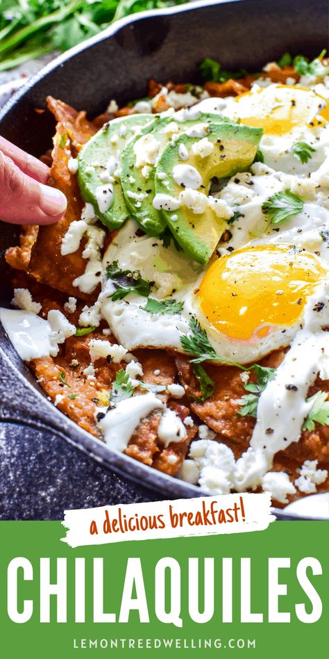 Latin American Breakfast Recipes, Chiliquillas Recipe Breakfast Easy, Chilliquelles Breakfast Recipe, Mexican Food Recipes Breakfast, Authentic Mexican Breakfast Ideas, Chiliquillas Recipe Breakfast, Hispanic Breakfast Ideas, Chilaquiles Recipe Mexican, Breakfast Ideas Mexican