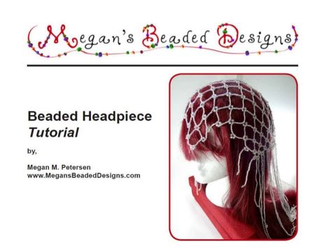 Headpiece Tutorial, Holiday Earrings Diy, Drop Earrings Diy, Custom Closet Storage, Weave Jewelry, Beaded Headpiece, Head Dresses, Diy Jewelry Making Tutorials, Headpiece Diy