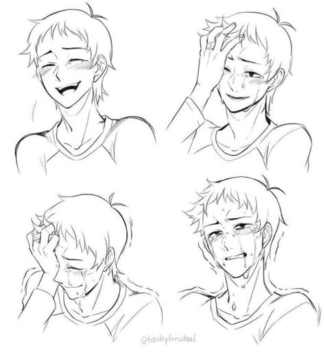 lancey lance Happy Faces Reference, Happy Face Reference Drawing, Crying Face Reference Draw, Happy Crying Reference, Happy Face Drawing Reference, Happy Expression Reference, Pose Reference Happy, Someone Crying Reference, Comfort Pose Reference