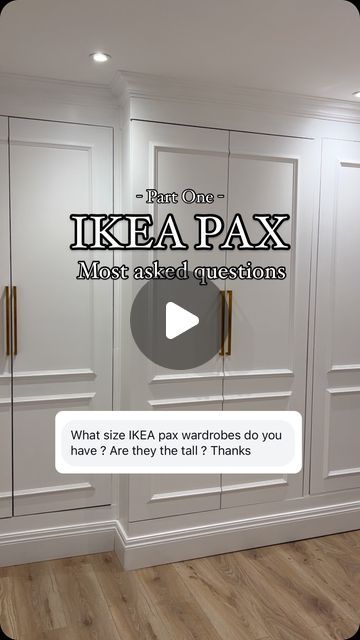 Ikea Pax Wardrobe Hack High Ceiling, Hall Wardrobe Ideas, Ikea Wardrobe Ideas, Ikea Pax Wardrobe Ideas, Ikea Pax Wardrobe Hack, Pantry Ikea, Italy Bedroom, Wardrobe Build, Ikea Kitchen Hacks