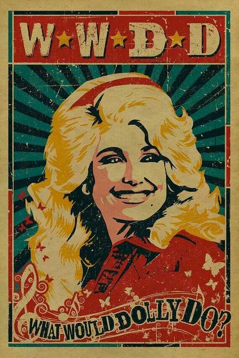 WWDD Dolly Parton Poster, Dolly Parton, Country Music, Stars, Music, Art