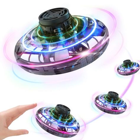 AUGNORYE Mini Drone Flying Toy Hand Operated Drones for Kids or Adults - Hands Free UFO Helicopter, Easy Indoor Outdoor Flying Ball Drone Toys for Boys Girls #MiniDrone #Drone #FlyingToys Halloween Prizes, Cool Fidget Spinners, Diy Halloween Gifts, Easter Outdoor, Drone Flying, Magic Hands, Spinner Toy, Flying Toys, Mini Drone