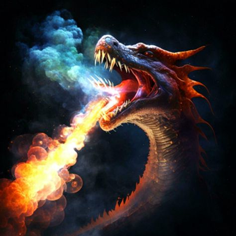 dragon spitting fire on space Dragon Spitting Fire, Dragon Fire, Fire Dragon, The Dragon, Free Stock Photos, Royalty Free Stock Photos, For Free, Stock Photos, Quick Saves