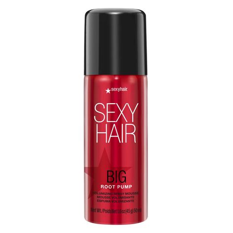 Amazon.com: SexyHair Big Root Pump Volumizing Spray Mousse Travel Size, 1.6 Oz | Volume with Medium Hold | Up to 72 Hour Humidity Resistance : Beauty & Personal Care Europe Packing, Hair Volume Spray, Volumizing Spray, Dry Shampoo Hairstyles, Packing Ideas, Coarse Hair, Hair Spray, Roots Hair, Volume Hair