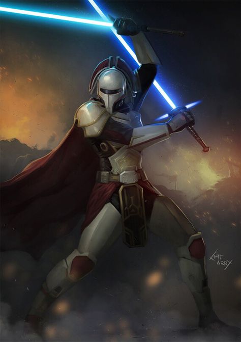 Jedi Fanart, Jedi Armor, Star Wars Illustration, Jedi Art, Star Wars Light, Fan Drawing, Star Wars Character, Star Wars Sith, Star Wars The Old