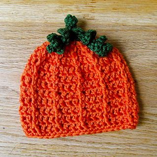 Raverly Patterns Free Crochet, Crochet Pumpkin Hat Free Pattern, Crochet Baby Pumpkin Hat Free Pattern, Crochet Newborn Pumpkin Hat Free Pattern, Crochet Pumpkin Baby Hat, Newborn Pumpkin Hat Crochet Pattern, Crochet Preemie Pumpkin Hat, Raverly Patterns, Crochet Newborn Pumpkin Hat