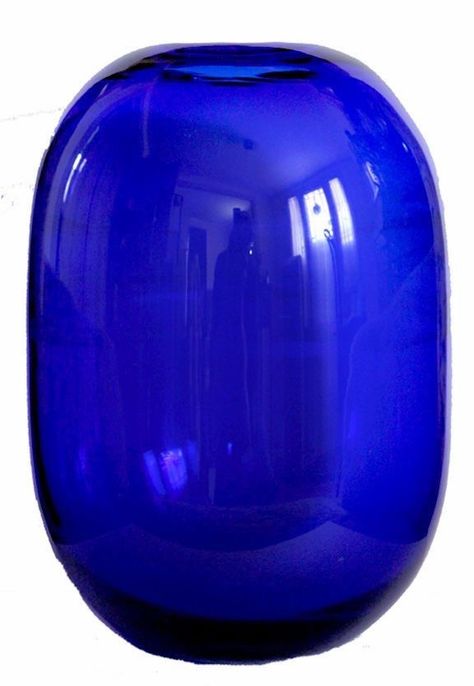 Cobalt Vases, Glassware Decor, Colbolt Blue, Oval Vase, Blue Items, Blue Motorcycle, Colbalt Blue, Blue Things, Im Blue