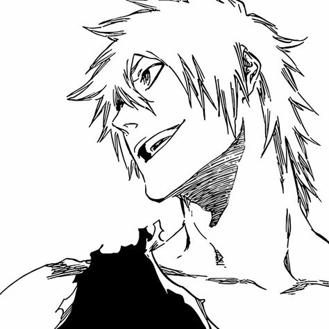 Ichigo Kurosaki Manga, Anime Ichigo, Ichigo Manga, Icon Pp, Bleach Anime Art, Kurosaki Ichigo, Ichigo Kurosaki, Bleach Characters, Black Cartoon Characters