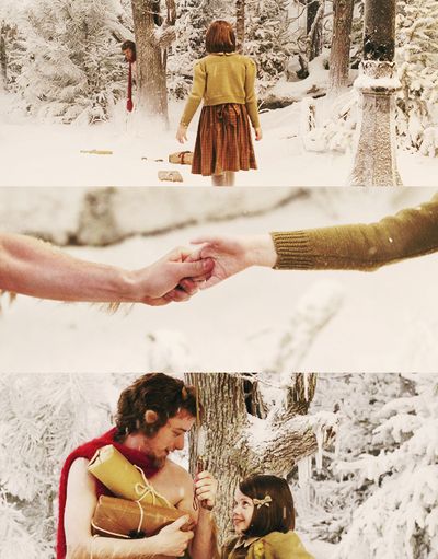 Lucy and Mr Tumnus. Mr Tumnus And Lucy, Tumnus And Lucy, Narnia Lucy, Fanart Inspiration, Mr Tumnus, Clive Staples Lewis, Cair Paravel, Narnia 3, First Meet