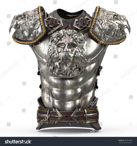 Decorative Armor, Chest Armor, Metal Armor, Tattoo Lion, Armor Clothing, Ancient Armor, Historical Armor, Leather Armor, Knight Armor