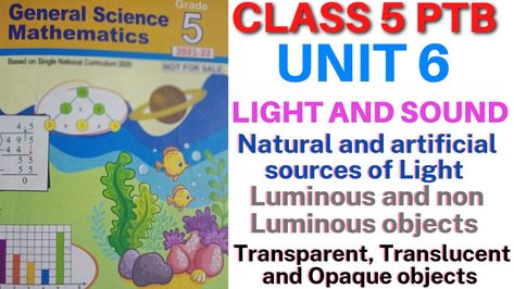 Asslamuallikum! Students, How are you? I hope you all are fine. In this online lecture, I explain to you about the 5th class science chapter 6 Light and Sound. The topic being discussed is, " Natural and Artificial sources of Light, Luminous and Non luminous objects, Transparent, Translucent and Opaque objects with examples". Punjab curriculum/textbook board /5th-grade Science. The lecture is conducted in Urdu/Hindi/English. This lecture is created for all students who want to prepare for this t Luminous Objects, Sources Of Light, 5th Class, 5th Grade Science, 5th Grades, 5th Grade, You And I, Sound, Science