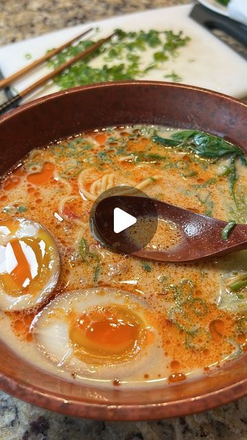 Tantanmen Ramen Recipe, Tantanmen Ramen, Tan Tan Ramen, Dan Dan Noodles Recipe, Chicken Ramen Noodle Recipes, Easy Asian Noodle Recipes, Ramen Noodles Recipe, Dan Dan Noodles, Ramen Noodle Recipes