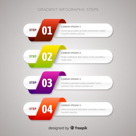 Gradient infographic steps Free Vector | Free Vector #Freepik #freevector #phase #business-infographic #marketing-infographic #infographic-graphics Gradient Infographic, Infographic Steps, Free Infographic Templates, Infographic Business, Infographic Inspiration, Powerpoint Free, Infographic Powerpoint, Data Visualization Design, Vector Gradient