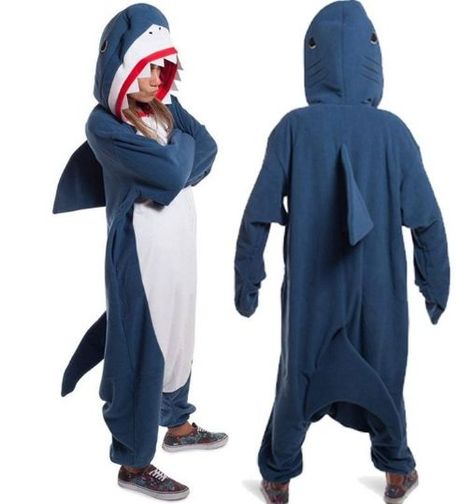 Shark Onesies Pajamas Kigurumi For Women & Men Couples Onesies, Unicorn Onesie Pajamas, Boys Footed Pajamas, Onesie Pajama, Shark Onesie, Shark Pajamas, Pajama Costume, Funny Pajamas, Onesie Costumes