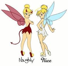 Naughty and Nice Tinkerbell Tinkerbell Quotes, Tinker Bell Tattoo, Tinkerbell Wallpaper, Tinkerbell Pictures, Tinkerbell And Friends, Tinkerbell Disney, Punk Disney, Tinkerbell Fairies, Dark Disney