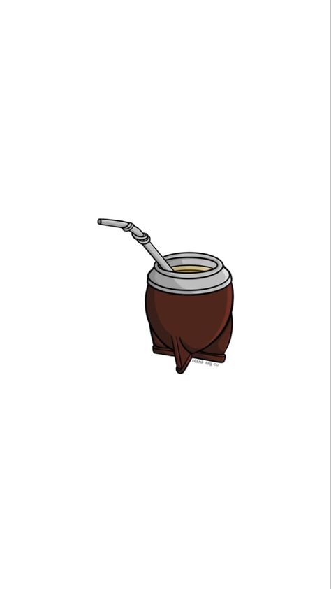 Yerba Mate Tattoo, Mate Tattoo Argentina, Mate Png, Mate Idea, Iphone Stickers, Yerba Mate, Cartoon Tattoos, Pattern Tattoo, Beauty Tattoos