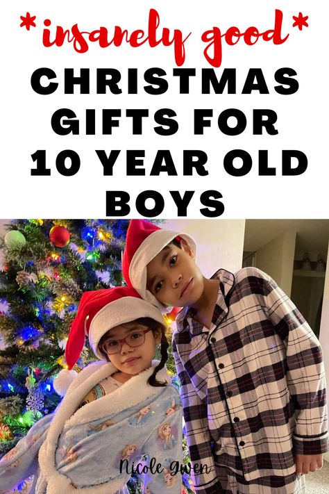 christmas gifts for 10 year old boys Christmas Gifts For 10 Year Boy, Crafts For 10 Year Boys, Gift Ideas For 10 Year Boy, Gifts For 10 Year Boy, Cool Present Ideas, Brother Christmas Presents, Christmas Presents For Boys, Kids Gift Ideas