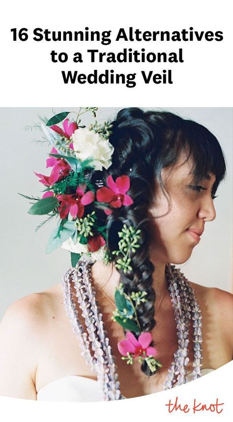 16 Stunning Alternatives to a Traditional Wedding Veil Alternatives To Wedding Veils, Alternatives To Veils, Alternative Veils Wedding, Veil Alternative Wedding, Wedding Veil Alternatives, Alternative To Wedding Vail, Veil Alternative, Diy Colorful Wedding, Beaded Headband