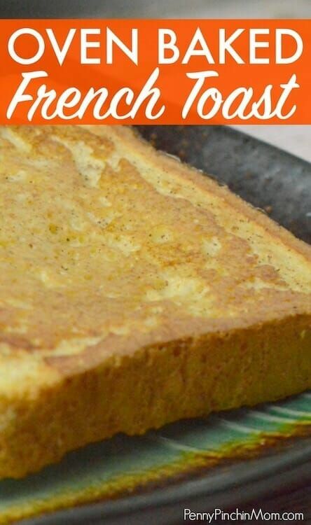 Breakfast recipe idea - French Toast in the Oven! Oven baked french toast is super easy to make and still has all the flavor -- just like you made it in a pan! simple breakfast recipes | breakfast recipes | breakfast recipe ideas | french toast recipes #easybreakfast #frenchtoast #breakfastrecipes French Toast In The Oven, Simple Breakfast Recipes, Oven French Toast, Oven Baked French Toast, Breakfast Recipe Ideas, French Toast Recipes, French Toast Bake Recipe, Baked Breakfast Recipes, Baked French Toast