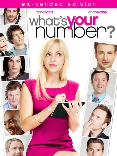 What's Your Number? Love this movie...and Chris Evans in pretty much anything Whats Your Number Movie, What's Your Number, Movie Hacks, Movie To Watch List, Anna Faris, Girly Movies, Teen Movies, Girl Movies, Netflix Movies