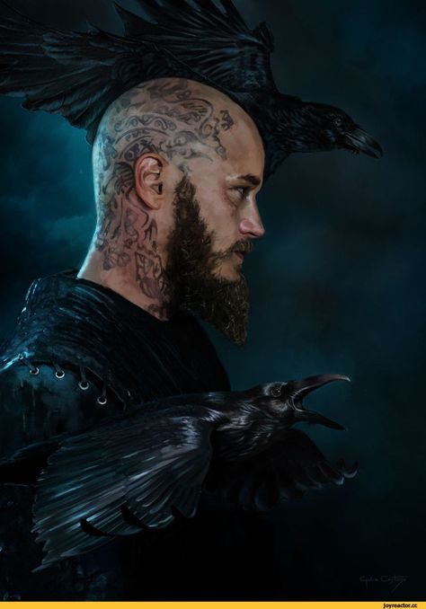 Ragnar Lodbrok Ragnar Lothbrok Tattoo, Ivar Vikings, Ragnar Vikings, Vikings Season 4, Crow Images, Viking Wallpaper, Arte Viking, Ragnar Lothbrok Vikings, King Ragnar