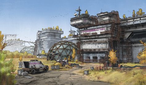 ArtStation - Abandoned Research Lab, Ben Redekop Abandoned Laboratory, Apocalypse Aesthetic, Apocalypse World, The Horus Heresy, Space Fantasy, Research Lab, Post Apocalyptic, Surrealism, Creative Art