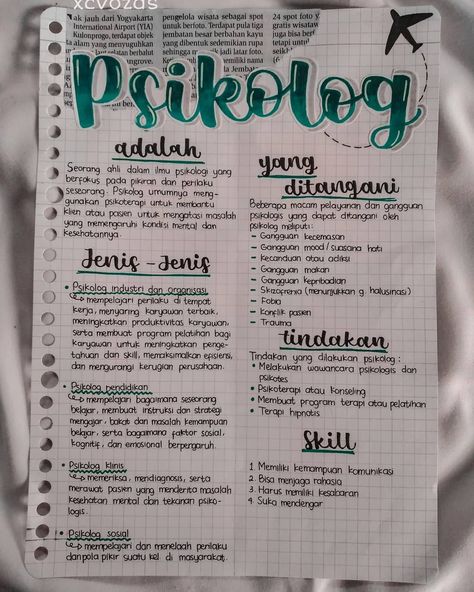 Catatan Aesthetic Ideas, Catatan Materi Psikologi, Ringkasan Materi Aesthetic, Life Mapping Mahasiswa, Rangkuman Ideas, Jurusan Ipa, Catatan Pelajaran Aesthetic, Rangkuman Aesthetic, Tulisan Aesthetic