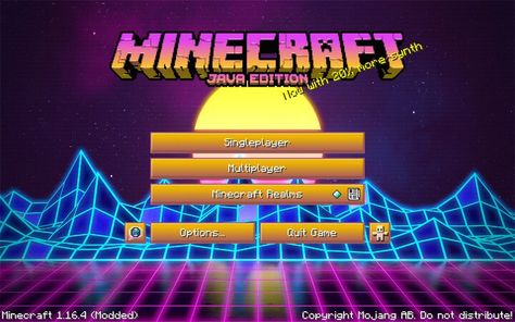 Description Ever wanted to play minecraft but with the warm feel of 80s Synthwave Look no further as this texture pack has just that. In this pack you... Minecraft Texture Pack, 80s Synthwave, Play Minecraft, Cube Games, How To Play Minecraft, Blue Screen, Star Wars Wallpaper, Minecraft 1, Texture Packs