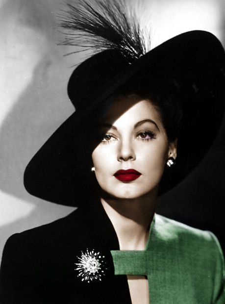 Film Icon, Ava Gardner, Hollywood Icons, Glamour Dress, Actrices Hollywood, Pierre Balmain, Hollywood Glam, Old Hollywood Glamour, Beautiful Hats