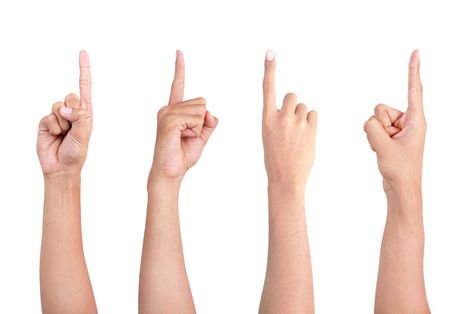 Stock: Fingers Pointing (source: iStockPhoto) Hands Pointing Reference, Finger Pointing Reference, How To Draw Fingers, Pointing Finger, Finger Pointing, Pointing Fingers, Finger Art, Hand Finger, Pointing Hand