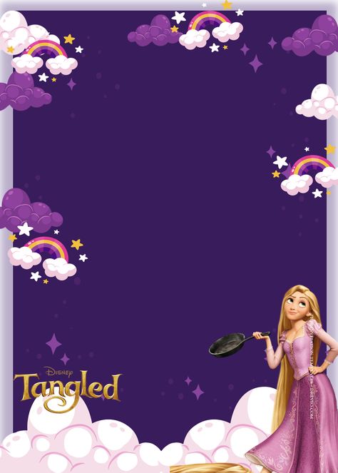 Awesome 10+ Tangled In A Dream Birthday Invitation Templates Are all the princesses ready to welcome their birthday which is almost here? If you are ready, then have you decided on which invitation that will be used to invite the other princesses to attend your... Download this invitation for FREE at https://www.drevio.com/10-tangled-birthday-invitation-templates-2 Rapunzel Birthday Invitation Template, Tangled Invitation Template, Tangled Invitations, Rapunzel Birthday Invitation, Birthday Card With Name, Dream Birthday, All The Princesses, Tangled Birthday, Disney Collage