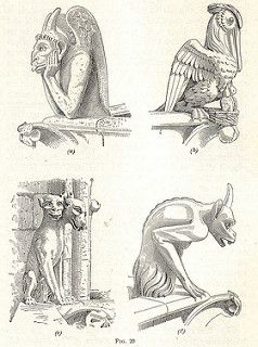 Gargoyles, mysterious creatures that adorn many structures mostly the cathedrals of the medieval world. Much speculation and theories surround gargoyles and their meaning. Architects and historians try to avoid them when they write their books. As if they are some sort of bizarre thing that should not be there on the Gothic cathedrals. Here's a link to a article regarding gargoyles and one possible meaning. http://www.zhkis.com/meaning-of-gargoyles_ep_62-1.html Gargoyle Drawing, Gothic Ornament, Gargoyles Art, Gothic Gargoyles, Gothic Drawings, French Gothic, Istoria Artei, Medieval Gothic, Art Et Illustration