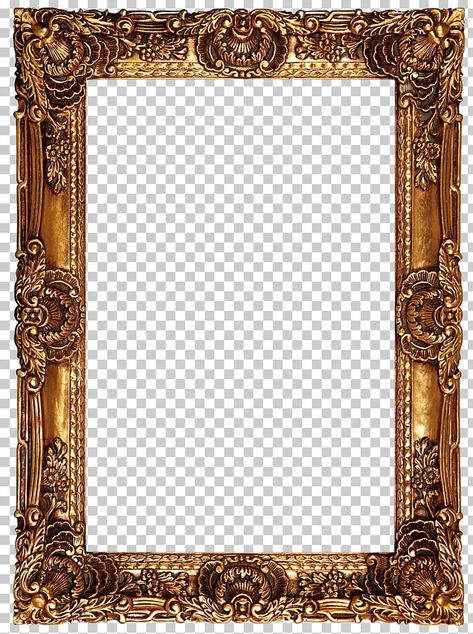 Clear Picture Frame, Video Png, Clear Picture Frames, Brass Christmas, Film Frame, Molduras Vintage, Oil Painting Frames, Foto Langka, Certificate Design Template