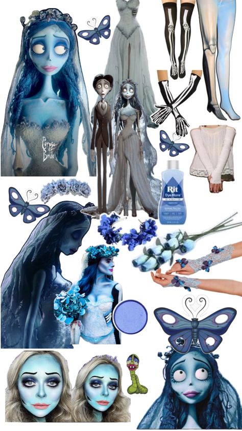 Diy Corpse Bride Costume, Diy Corpse Bride, Corpse Bride Costume, Halloween Fits, Bride Diy, Bride Ideas, Bride Costume, Diy Costume, Corpse Bride