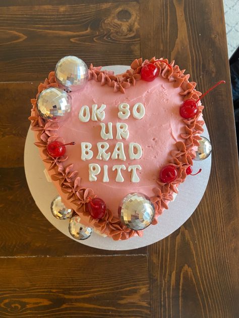 Romcom Party Theme, Girls Weekend, Brad Pitt, 30th Birthday, Mood Board, Party Themes, Cake, Birthday