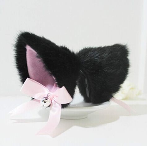 PRICES MAY VARY. Fur High Quality Long Fur Cat Fox Long Fur Ears Hair Clip cat ear with bell Halloween Christmas Party Gift Cat Ears Headband Anime Cosplay Party Costume Black cat ears with bell Height:approx.10cm from the fur tip to the ear bottom   Material:High Quality Long Fur   Color: black cat ears with bell   Item included: 1 pair cat ears Dog Ears Headband, Lovely Anime, Cat Cosplay, Cat Ears Headband, Anime Halloween, Cosplay Hair, Neko Cat, Clothes Pin Crafts, Ear Hair