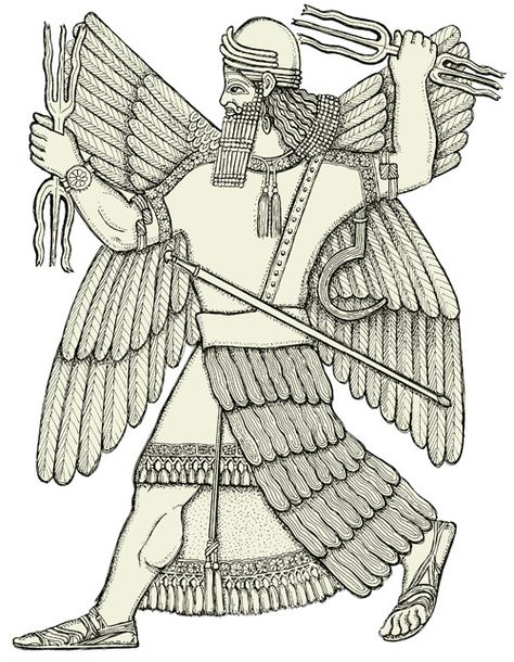 Sumerian God Ninurta Ancient Sumer, Ancient Astronaut Theory, Persian Tattoo, Ancient Sumerian, Ancient Astronaut, Cradle Of Civilization, Ancient Near East, Ancient Persia, Ancient Mesopotamia