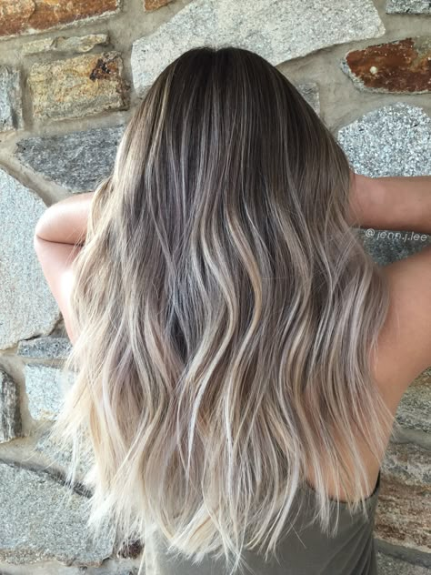 Ash Brown To Ash Blonde Balayage, Ashy Blond Brown Hair, Brown To Ashy Blonde Balayage, Ash Blonde Babylights On Brown Hair, Lived In Ash Blonde Balayage, Ashy Blonde Balayage On Brown Hair, Ashy Bayalage, Brown To Ashy Blonde, Sombre Blonde Balayage