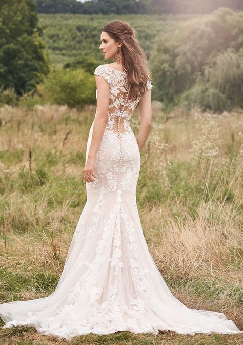 Ivory Fit And Flare Wedding Dress, Boho Fit And Flare Wedding Dress, Fit And Flair Wedding Dresses, Lace Fit And Flare Wedding Dress, Campfire Wedding, Wedding Dresses Fit And Flare, Lillian West Wedding Dress, Plus Size Bridal Dresses, Bridal Cap