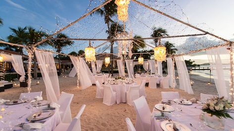 A luxury wedding at the seaside on the island of Zakynthos Bff Test, Beach Wedding Accessories, Beach Wedding Locations, Beach Wedding White, Beach Wedding Reception, All White Wedding, Caribbean Wedding, Wedding Abroad, Beach Wedding Decorations