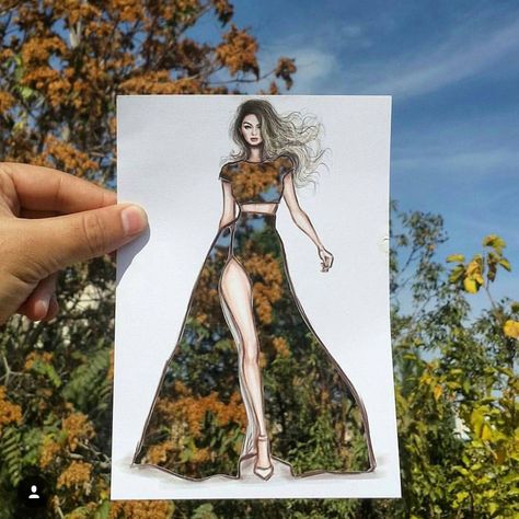 Nature is the Best Fashion Designer, фото № 1 Shamekh Bluwi, Armenian Fashion, Best Fashion Designers, Paper Cutout Art, Colorful Outfits, Fashion Illustration Sketches Dresses, Beauty Art Drawings, Halloween Painting, Fashion Illustration Sketches