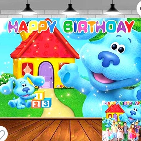 5x7 Birthday Banner Kids Birthday Decorations, Blues Clues Birthday, Blue Clues, Blue's Clues Birthday Party, Clue Party, Happy Birthday Blue, Angelina Ballerina, Birthday Decorations Kids, Baby Shower Party Supplies